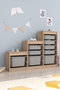 Hanah Home Armario Multiusos Gris Sonomo